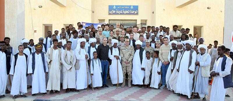 المتحدث العسكري: القوات المسلحة تدفع لجنة تجنيدية قضائية لإنهاء المواقف التجنيدية لأبناء حلايب وشلاتين|صور