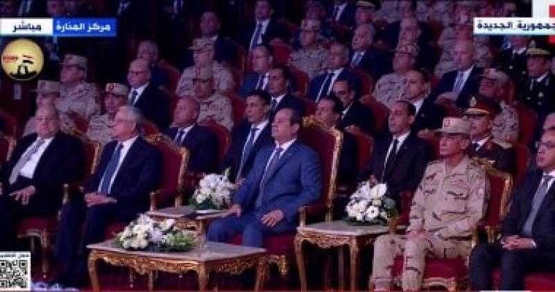 الرئيس السيسى يشاهد فيلما بعنوان ”ويبقى الأثر”