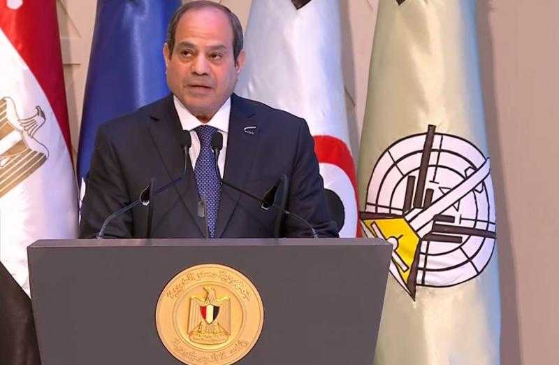 الرئيس السيسي: لن يمضي وقت طويل حتى ينعم المصريون بحصاد جهدهم وصبرهم