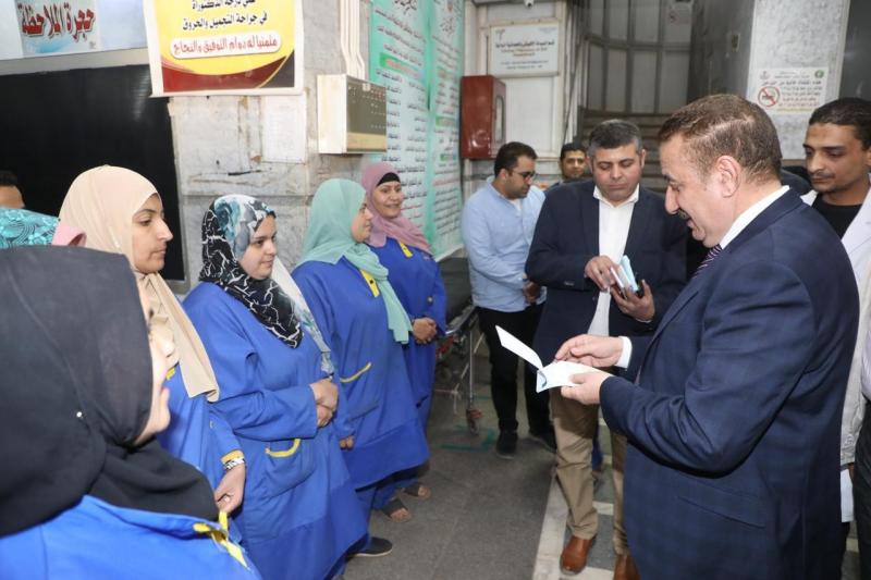 محافظ المنوفية يتفقد مشروع ممشى شبين الكوم ومستشفى المخ والأعصاب