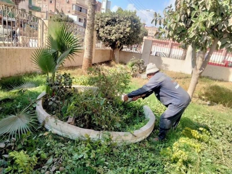 ضمن المبادرة الرئاسية.. زراعة 125 نبتة بحدائق المنتزه ثان بالإسكندرية