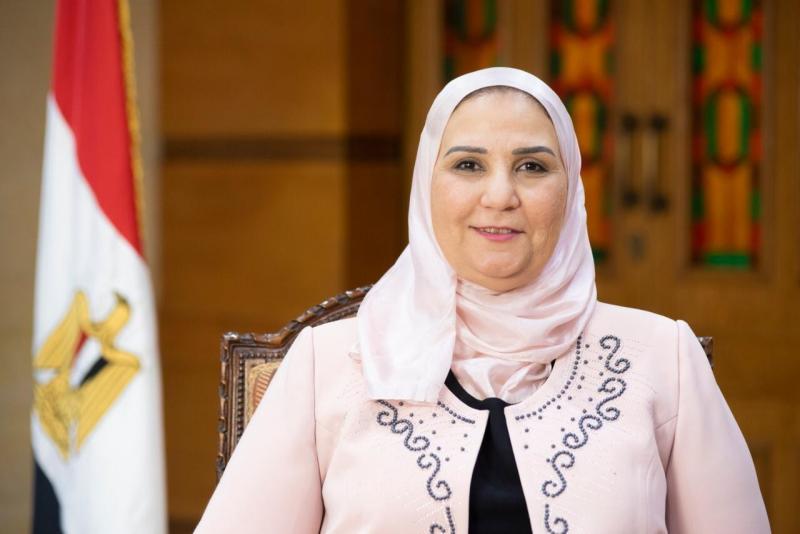 وزيرة التضامن توجه بصرف إعانة فورية للأسر المتضررة من حريق العمرانية