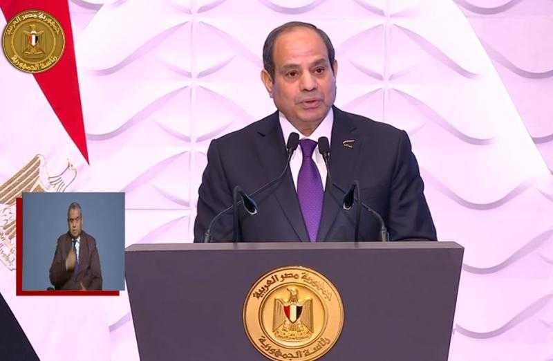 الرئيس السيسي: تحية إجلال وتقدير لكل امرأة مصرية ساعية بكل إخلاص وجهد للحفاظ على أسرتها