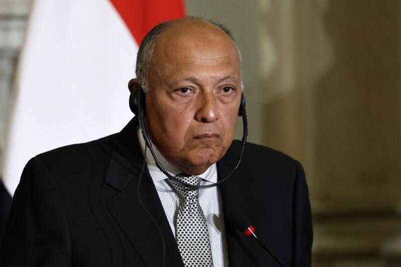 سامح شكري: الحرب فى غزة استحوذت على المشاورات مع بلينكن والاجتماع العربي السداسي