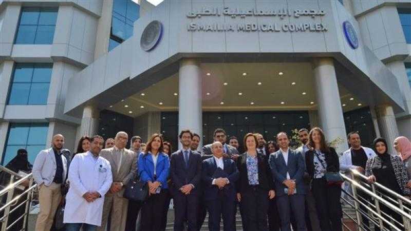 وفد فرنسي يزور عدد من وحدات ومستشفيات هيئة الرعاية الصحية بالإسماعيلية