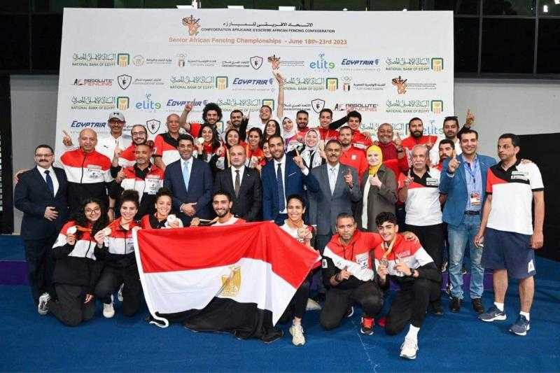 اتحاد السلاح يعلن تأهل 21 لاعب ولاعبة لأولمبياد باريس بعدد تاريخي