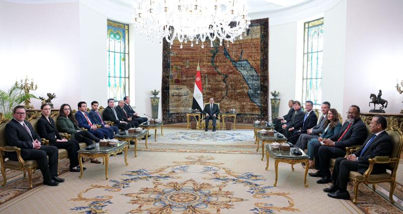 النواب الأمريكى يثمن دور مصر فى تثبيت دعائم الأمن والاستقرار الإقليميين