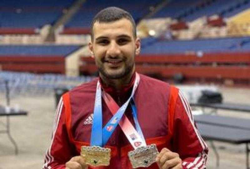حازم أحمد يتوج بميداليتين ببطولة أمريكا المفتوحة للكاراتيه