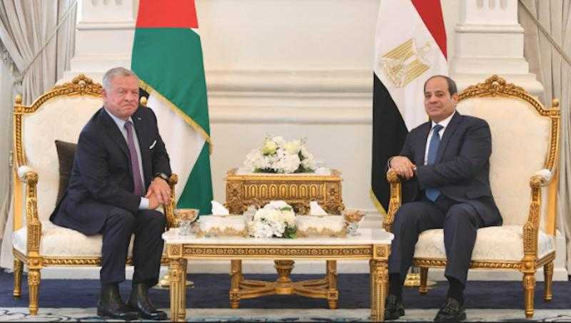 الرئيس السيسي يلتقي العاهل الأردني.. ويُشيدان بالعلاقات التاريخية الوثيقة والمتميزة بين البلدين
