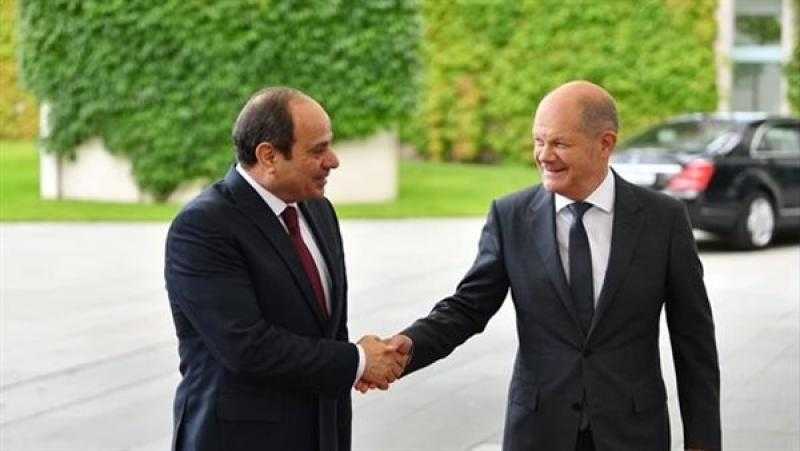 شولتس مهنئا السيسي: مصر وألمانيا ستواصلان العمل معا بروح الشراكة