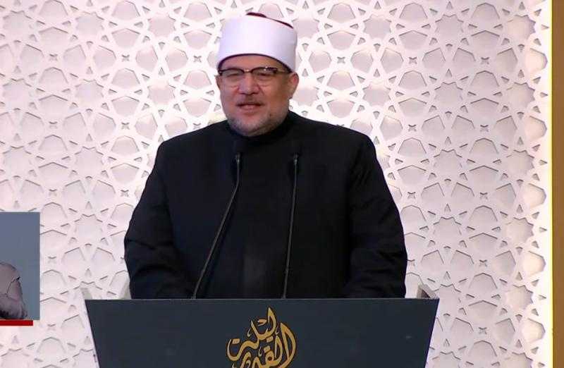 وزير الأوقاف يوجه الشكر للرئيس السيسي لرفع قيمة جائزة الأسرة القرآنية