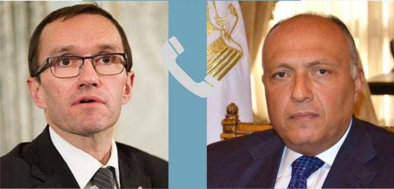 وزيرا خارجية مصر والنرويج يبحثان هاتفيًا الجهود الدولية المبذولة لوقف الحرب الدائرة في قطاع غزة