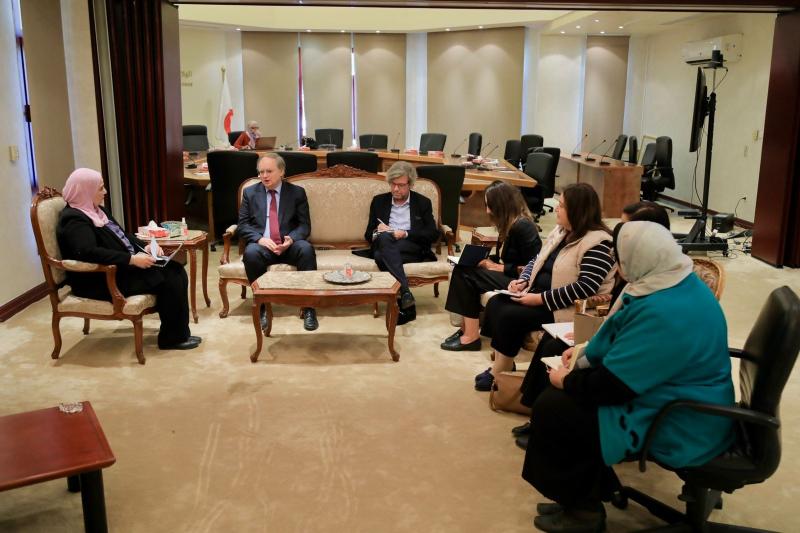 وزيرة التضامن تبحث مع سفير الاتحاد الأوروبي في مصر تطورات الأوضاع الإنسانية والإغاثية في غزة