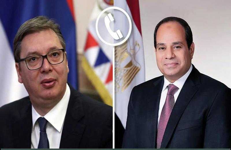 الرئيس السيسي يتلقى اتصالًا هاتفيًا من نظيره الصربي «ألكسندر فوتشيتش»