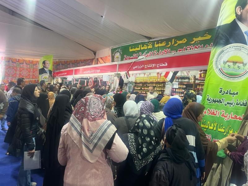 طرح الطماطم والجزر والبطاطس والخيار والبرتقال بـ5 جنيهات للكيلو بمعرض الدقى
