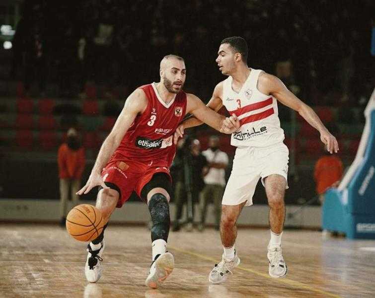 الأهلي يحقق فوزه الثاني على الزمالك ويقترب من نهائي دوري سوبر السلة