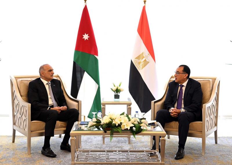 رئيس الوزراء: نعمل خلال المرحلة الراهنة على زيادة حجم الاستثمارات المتبادلة بين مصر والأردن