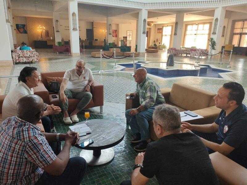 الزمالك يستقبل مراقب ومنسق مباراة نهضة بركان بنهائي الكونفدرالية