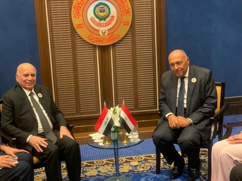 وزير الخارجية يعقد لقاءاً ثنائياً مع نظيره العراقي على هامش الاجتماع التحضيري للقمة العربية