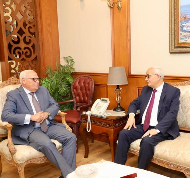 وزير التعليم بمحافظة بورسعيد لمتابعة امتحانات نهاية العام الدراسي 2024/2023
