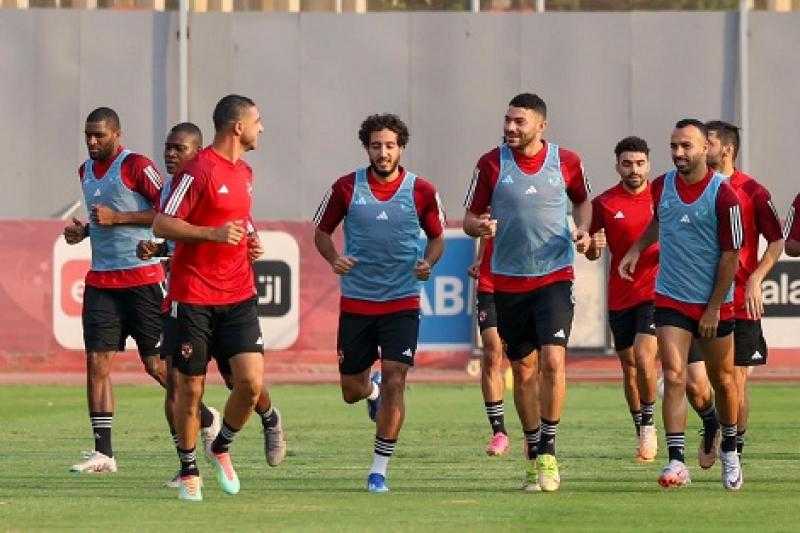 مران خفيف للاعبي الأهلي قبل مواجهة الترجي
