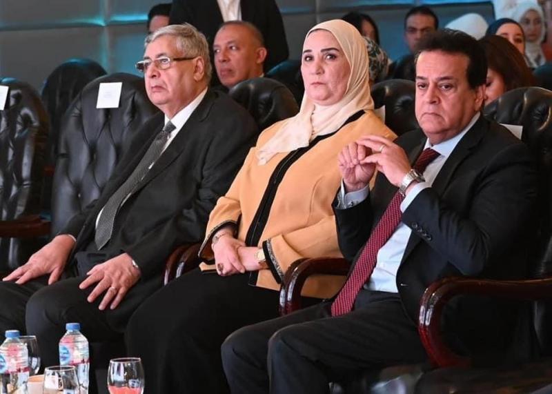 وزيرة التضامن تشهد فعالية ”الإنجازات والدروس المستفادة” للمرحلة الأولى من التأمين الصحي الشامل