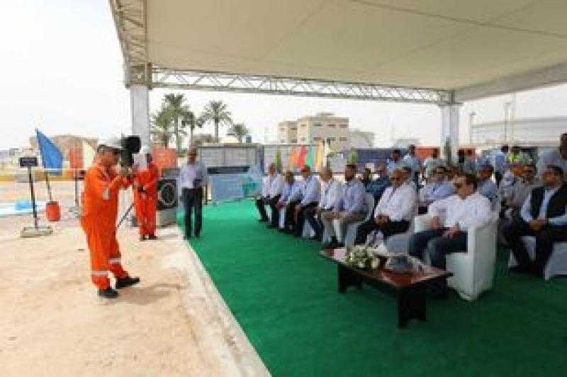 مناورة بحرية بترولية بالعلمين بالتزامن مع حفر أول بئر بالمياه العميقة غرب المتوسط.. صور