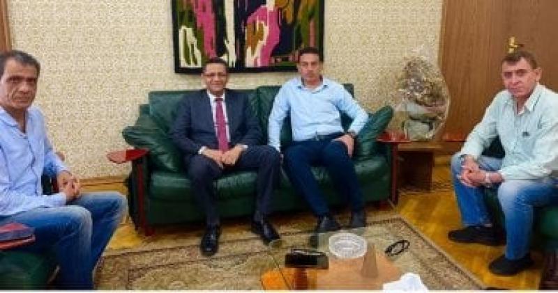 خالد البلشى يستقبل لجنة نقابة الصحفيين الفلسطينيين بمصر لبحث سبل دعم أعضائها