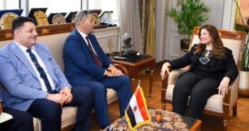 وزيرة الهجرة تستقبل مستثمرين مصريين بأمريكا وتستمع لمقترحاتهما