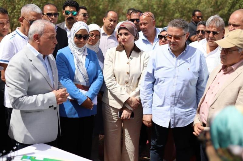 محافظ البحر الأحمر ورئيس هيئة تنمية الصعيد فى إستقبال لجنة الإدارة المحلية بمجلس النواب