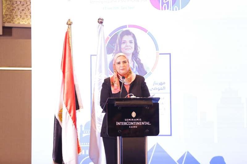 وزيرة التضامن: عكفنا على بناء منظومة حماية اجتماعية تتميز بالمرونة وتستجيب للصدمات والأزمات