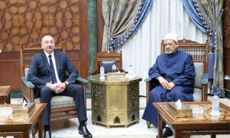رئيس أذربيجان يدعو شيخ الأزهر لزيارة البلاد وحضور قمتي COP29 وقادة الأديان