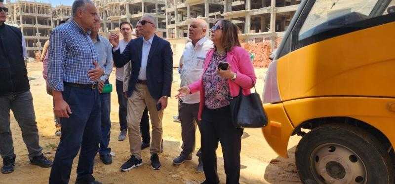 مسئولو «الإسكان» يتفقدون موقف تنفيذ وحدات إسكان متوسطي ومحدودي الدخل بمدينة بدر