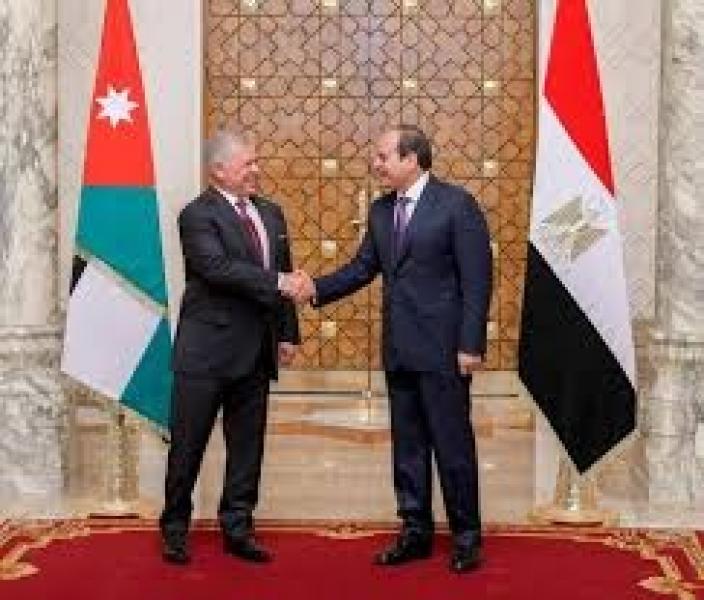 الرئيس السيسي والعاهل الأردني يتوافقان على أهمية مواصلة التنسيق والتشاور تجاه تطورات الأوضاع في غزة