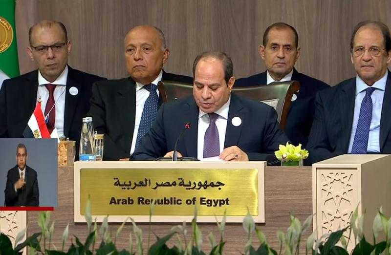 الرئيس السيسي يطالب بالوقف الفوري لإطلاق النار في غزة.. وإلزام إسرائيل بالانسحاب من رفح الفلسطينية