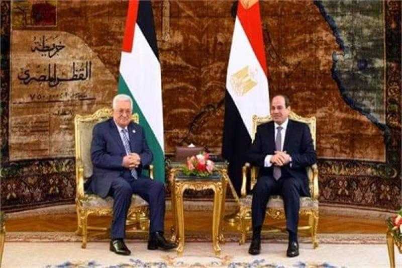 الرئيس السيسي لـ«أبومازن»: نساند السلطة الفلسطينية للحفاظ على حقوق شعبها