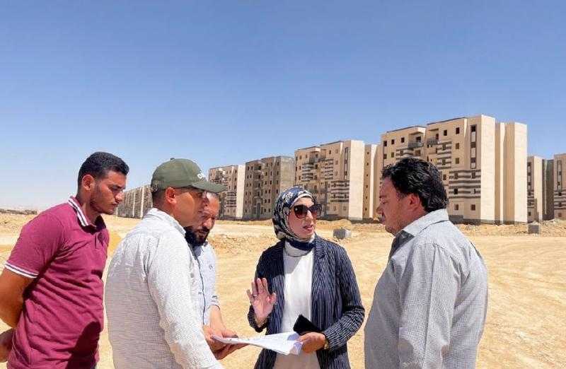 رئيس جهاز السويس الجديدة تتفقد تنفيذ وحدات ”سكن لكل المصريين” والخدمات والمرافق