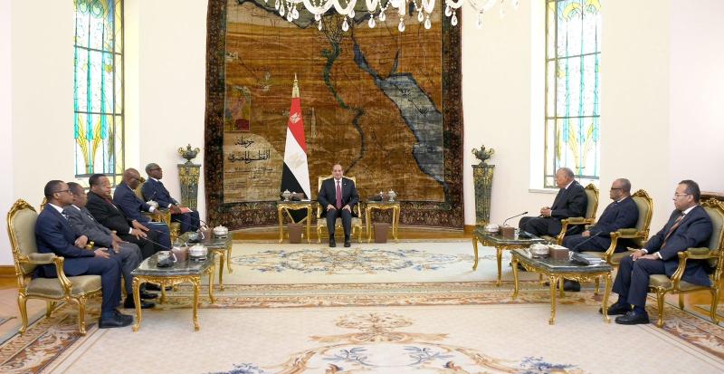 الرئيس السيسي يستقبل نائب رئيس جمهورية غينيا الاستوائية.. صور