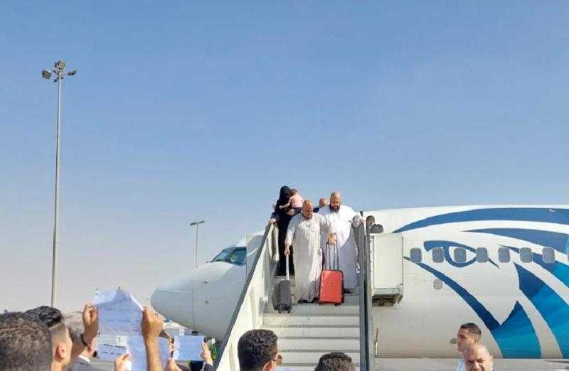 مصر للطيران تسير 8 رحلات جوية لعودة الحجاج إلى أرض الوطن