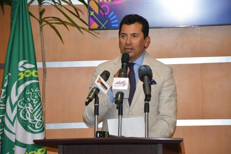 وزير الشباب والرياضة يشهد المؤتمر الصحفي للكشف عن تفاصيل بطولة العالم للناشئين للخماسي الحديث