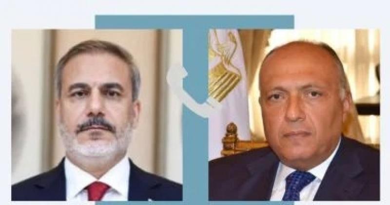سامح شكرى ونظيره التركى يؤكدان ضرورة الوقف الفورى والدائم لإطلاق النار بغزة