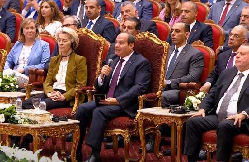 الرئيس السيسي: مصر سوق ضخم جدا بقوة عمالة كبيرة
