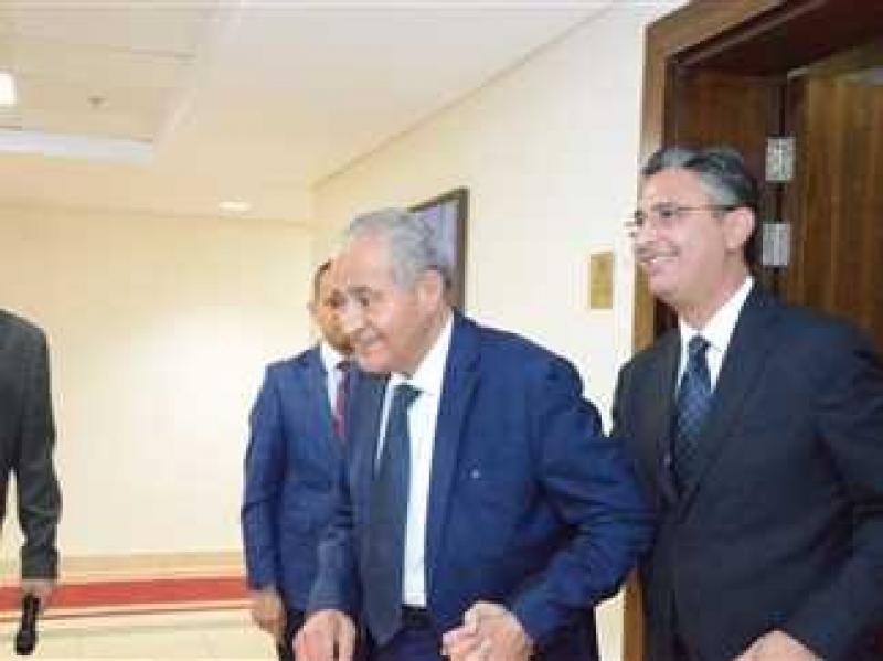علي المصيلحي يستقبل شريف فاروق وزير التموين والتجارة الداخلية