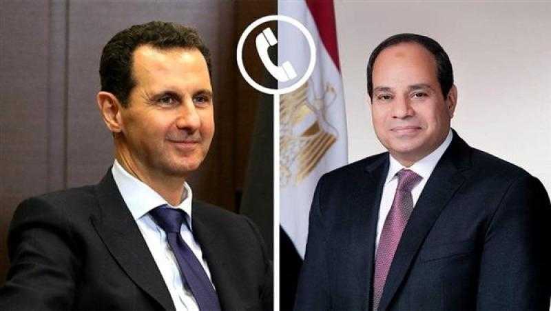 الرئيس السيسي يتلقي اتصالًا هاتفيًا من بشار الأسد للتهنئة بمناسبة العام الهجري الجديد