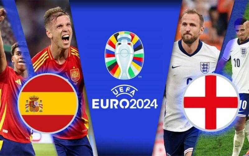 موعد مباراة إسبانيا ضد إنجلترا في نهائي بطولة يورو 2024