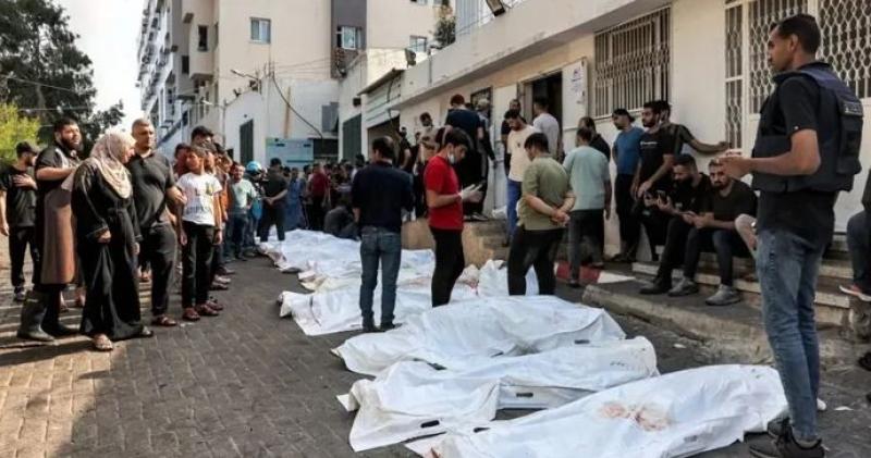 نقل 21 شهيدا فلسطينيا إلى مجمع ناصر الطبي إثر العدوان الإسرائيلي
