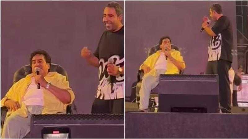 أحمد عدوية ونجله يشعلان حفل شبين الكوم