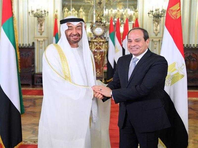 الرئيس الإماراتى ونائباه يهنئون الرئيس السيسى بذكرى ثورة يوليو