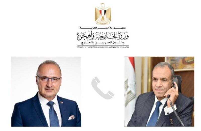 وزير الخارجية يرحب بتعديل الموقف الكرواتي تجاه أحداث غزة