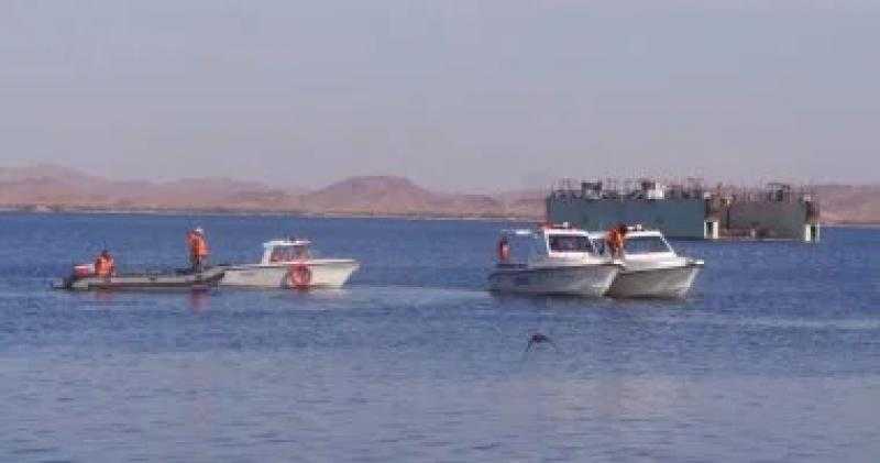 استئناف حركة الملاحة النهرية فى بحيرة ناصر بأسوان بعد استقرار الأحوال الجوية